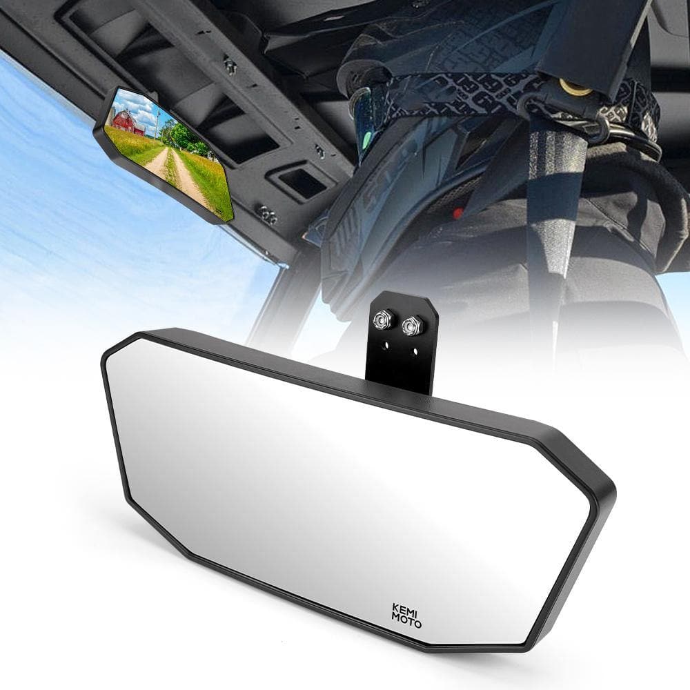 UTV HD Center Rear View Mirror For Polaris Ranger 500/570/900/1000 XP 4 - Foto 4