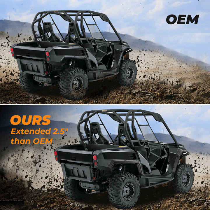 Extended Fender Flares For Can-Am Commander - Kemimoto