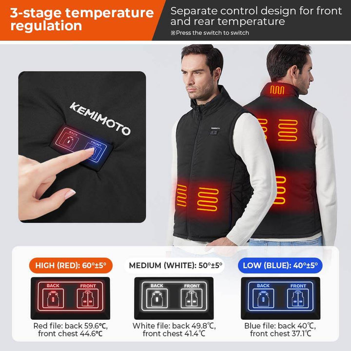 Men's Heated Vest Black