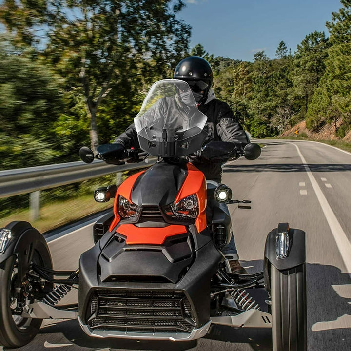 Adjustable Adventure Sport Windshield For Can Am Ryker Rally 2018-2021 - KEMIMOTO