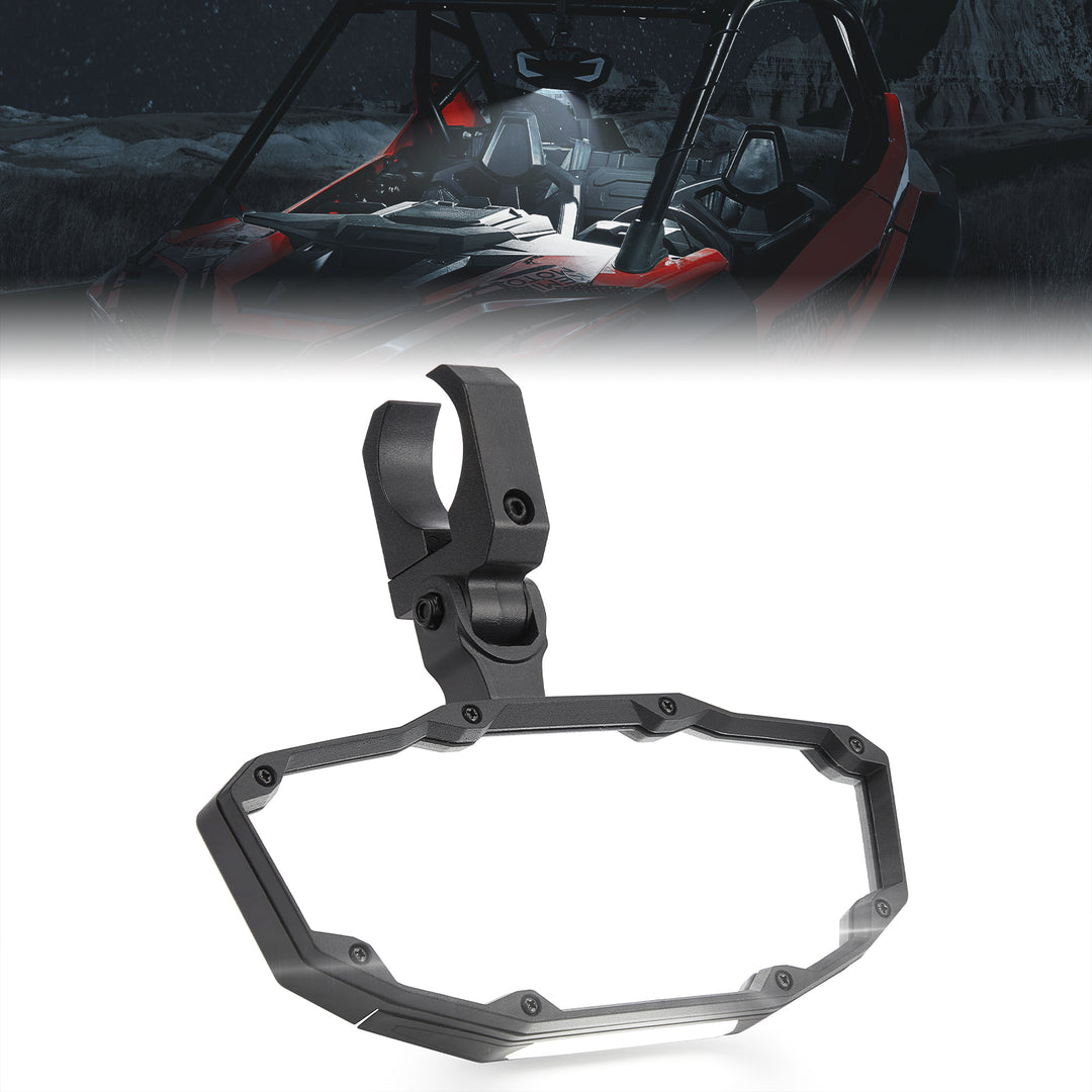 Universal Side Rear View Mirrors and Center Mirror Fit 1.75“ - 2" Round Rollbars - Kemimoto