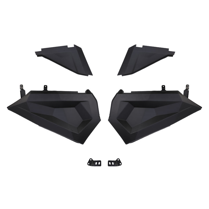 Front LED Street Legal Light and Lower Half Door Fit Polaris RZR - Kemimoto