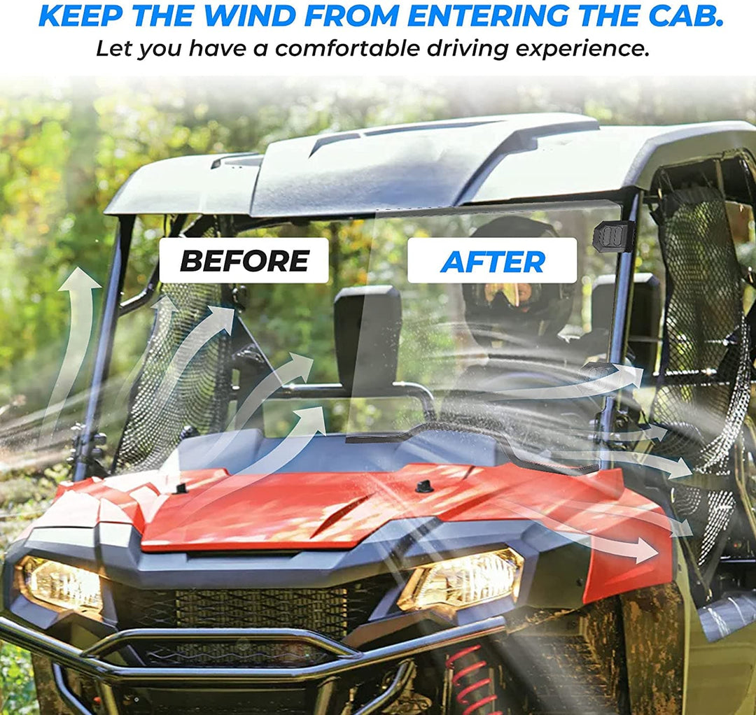 2014-2021 Pioneer 700/700-4 Pioneer Front Windshield Polycarbonate - Kemimoto