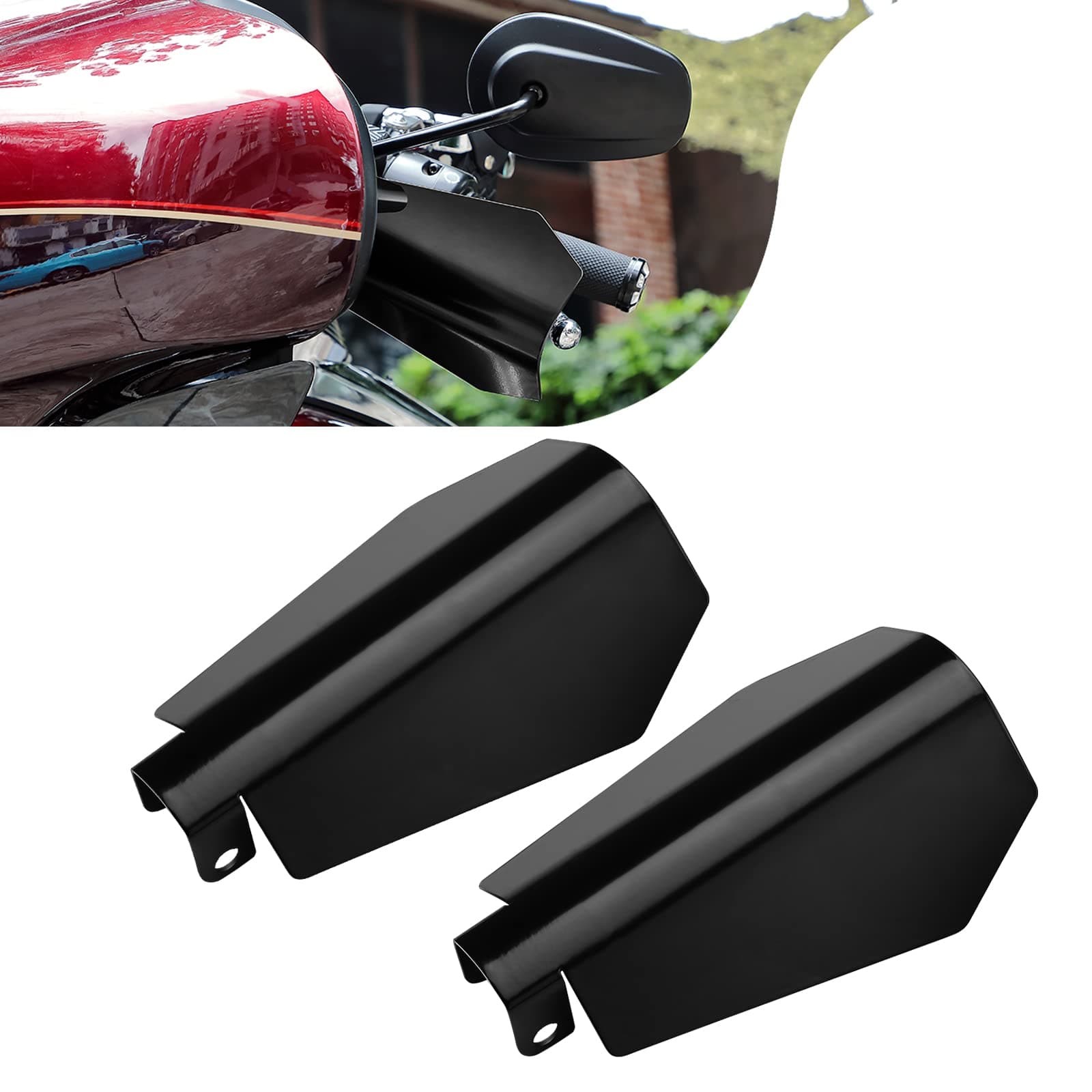 Aazon.co: QINGJIE Black otorcycle Handguard Hand Guard Wind Cold Aazon.co: QINGJIE Black otorcycle Handguard Hand Guard Wind Cold