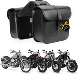 Motorcycle Leather Saddle Bags for Sportster Softail Dyna Road King