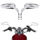 Espejos retrovisores de vástago largo aptos para Harley
