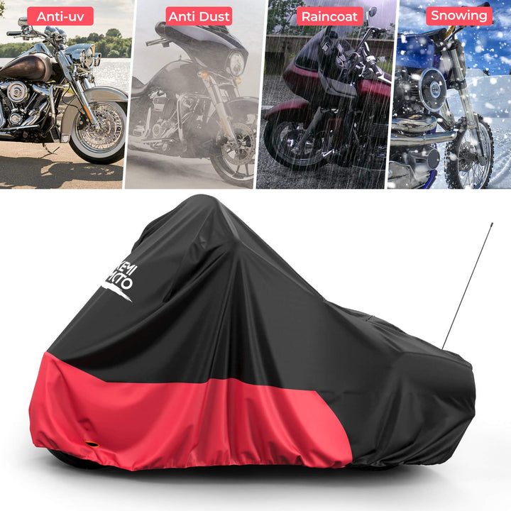 Motorcycle Cover for Touring Models Road King Street Glide Road Glide - Kemimoto