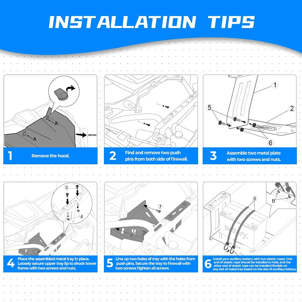 Talon Second Battery Tray - Kemimoto