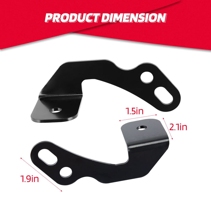 LED Light Mount A-Pillar Mount Light Bracket Fit Polaris RZR (2 packs) - Kemimoto