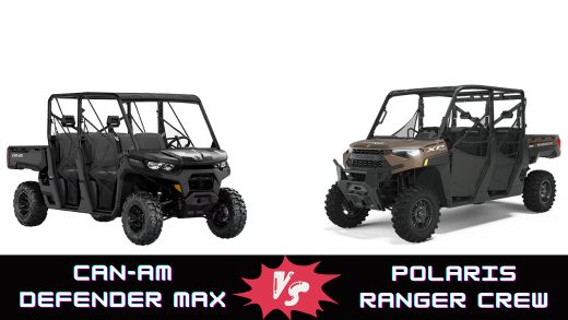 2023 Can-Am Defender MAX DPS HD10 vs. 2023 Polaris Ranger Crew XP 1000-1