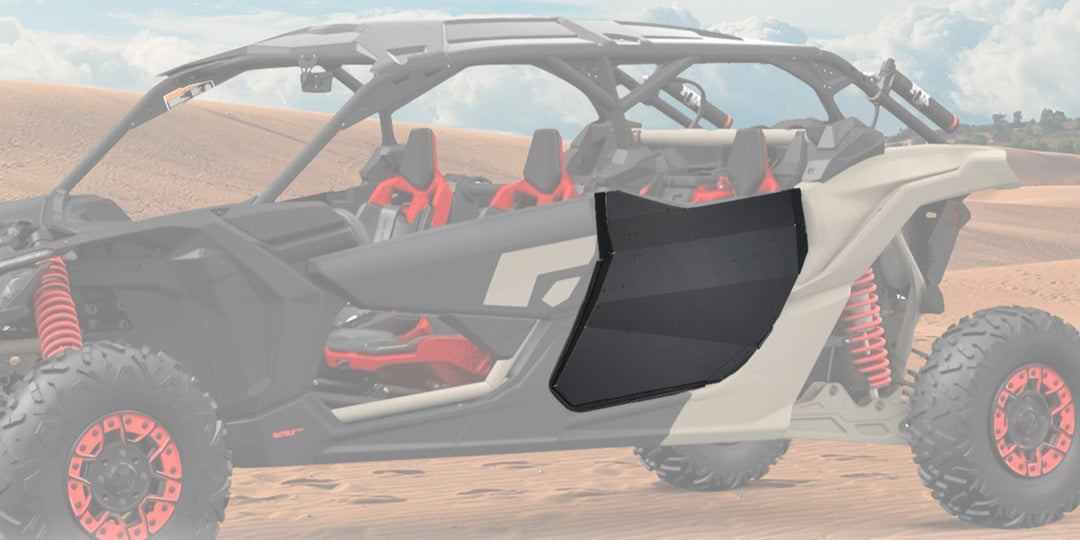 can-am maverick x3 max rear aluminum half door
