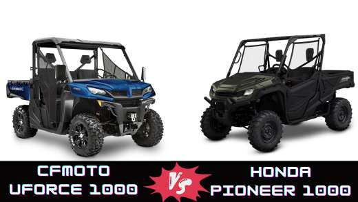 CFMoto UForce 1000 vs. Honda Pioneer 1000