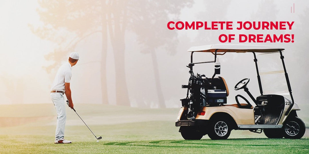 Kemimoto electric golf push cart with remote control