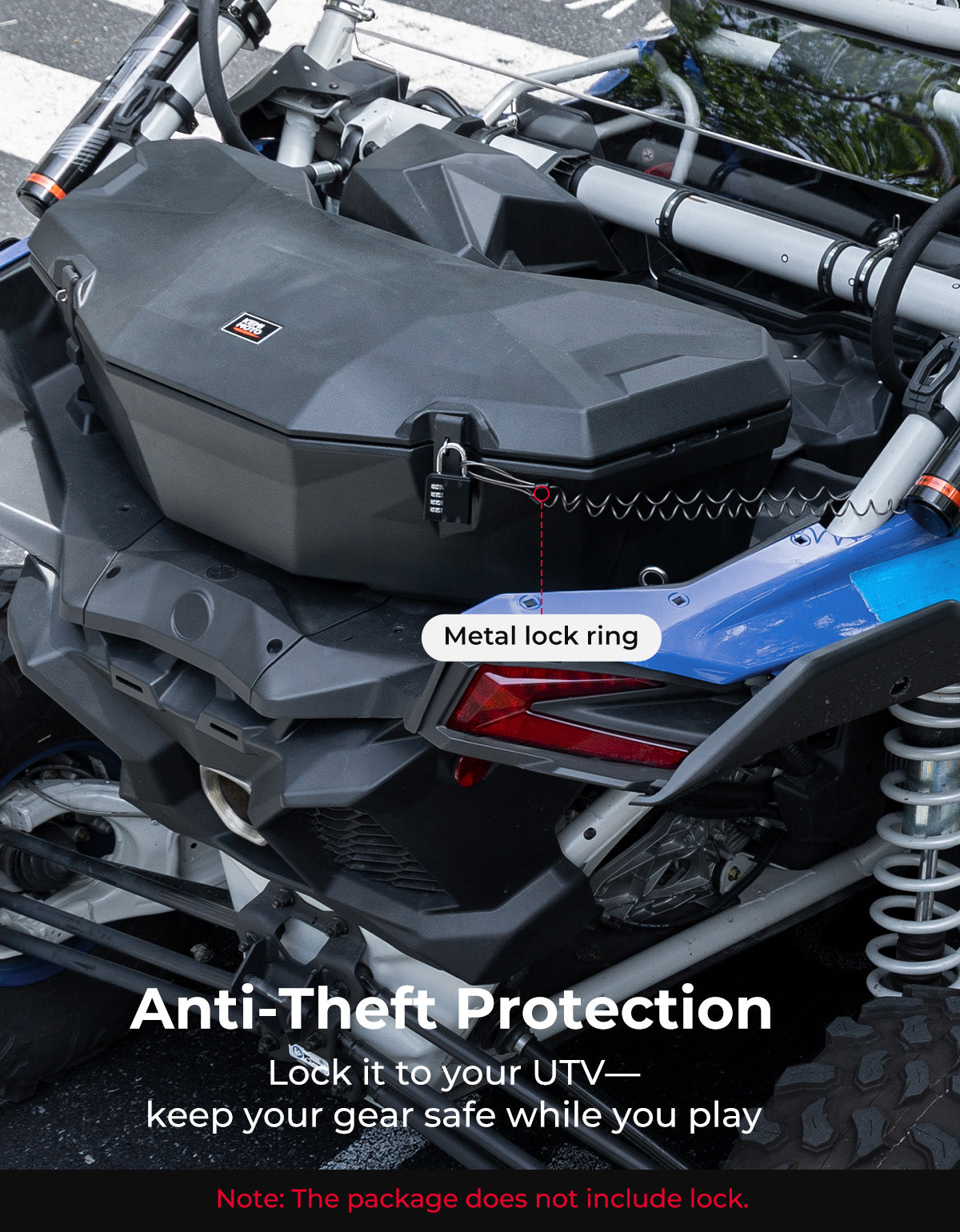 30L Rear Storage Box for Can-am X3/MAX, Commander