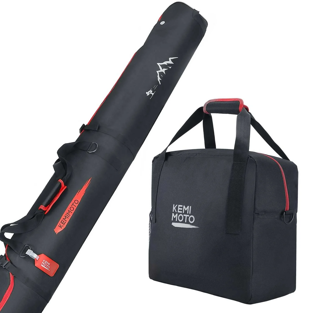Ski and boot bag top combined