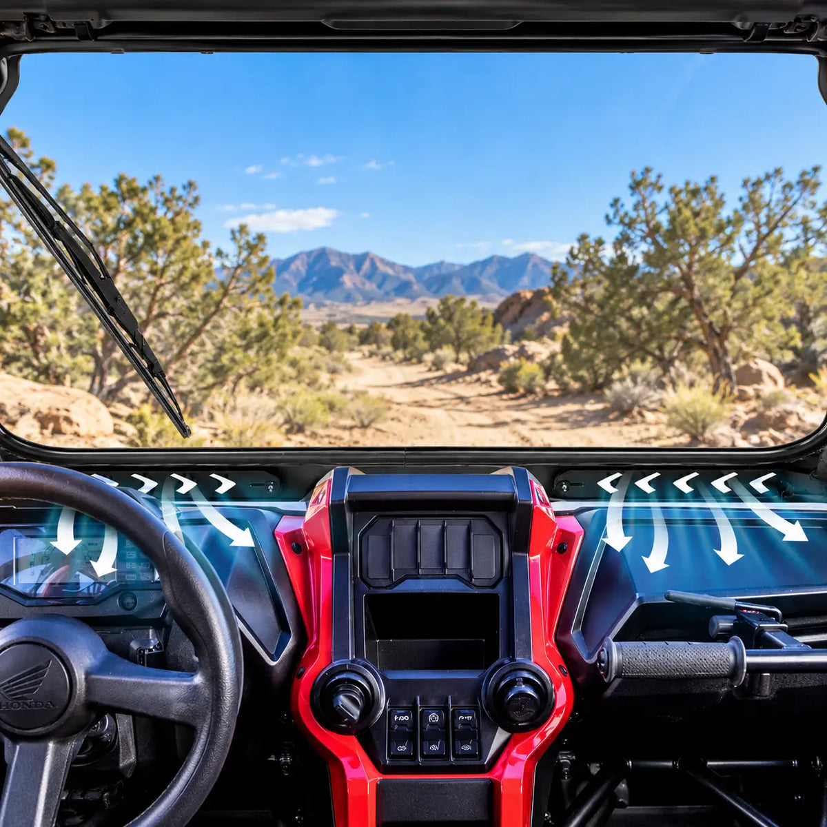 Ventilation That Changes with the Ride