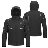 2-in-1 Detachable Liner CE Armor All Season Motorcycle Jacket