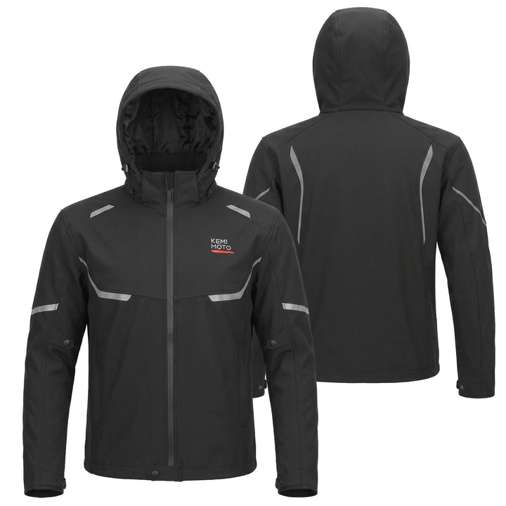 2-in-1 Detachable Liner CE Armor All Season Motorcycle Jacket