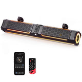 Barra de sonido UTV KEMIMOTO Midnight 80 Gen2 para Can-Am Polaris, potencia máxima de 680W, resistente al agua IP66 y cuatro radiadores pasivos