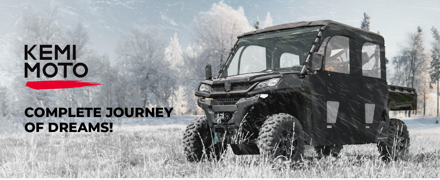 Soft Cab Enclosure Doors for CFMOTO UForce 1000XL - Kemimoto