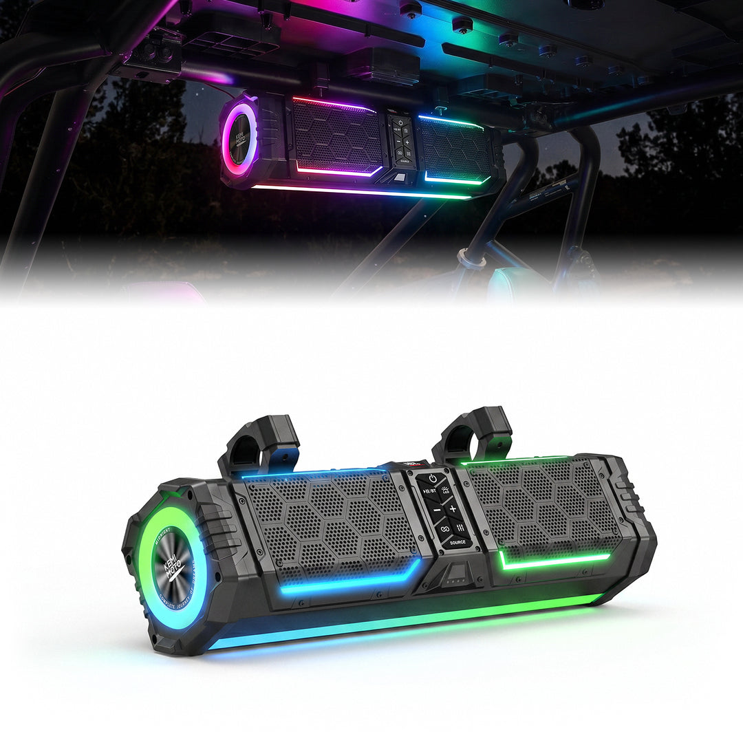 Midnight 50 Gen2 Metal 20" 6-Speaker Sound Bar with Dynamic RGB