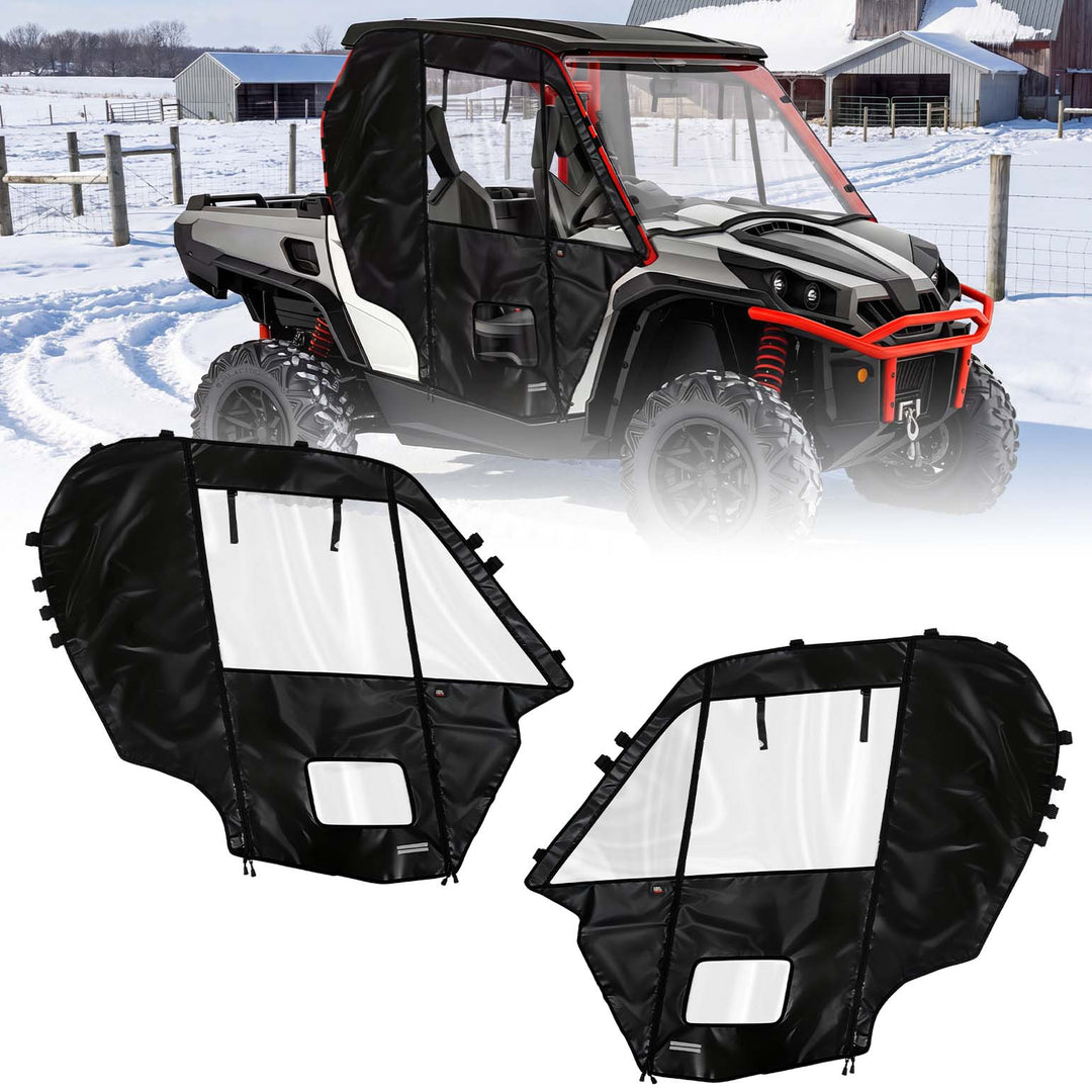 Soft Cab Enclosure Doors For Can-Am Commander (2011–2020)
