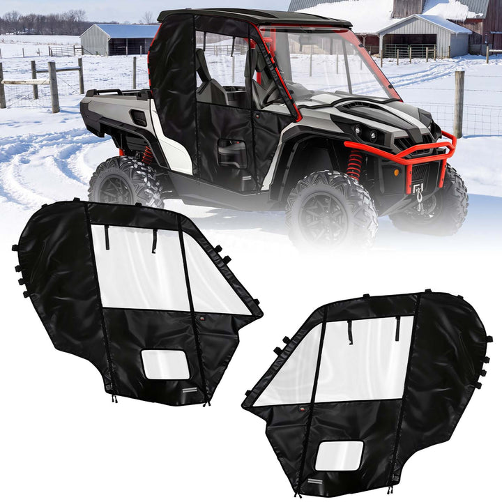 Soft Cab Enclosure Doors For Can-Am Commander (2011–2020)