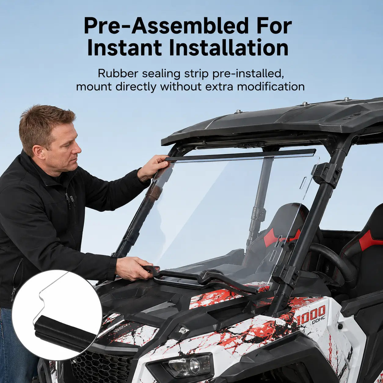 A More Direct Windshield Setup