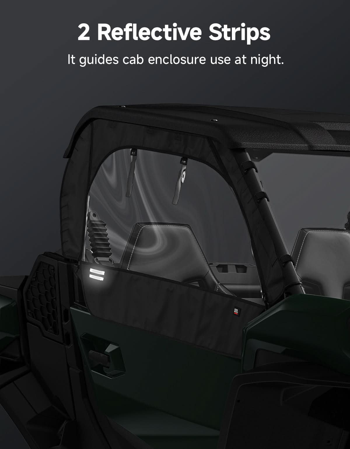 Soft Cab Enclosure Doors For Can-Am Commander(2021–2026)