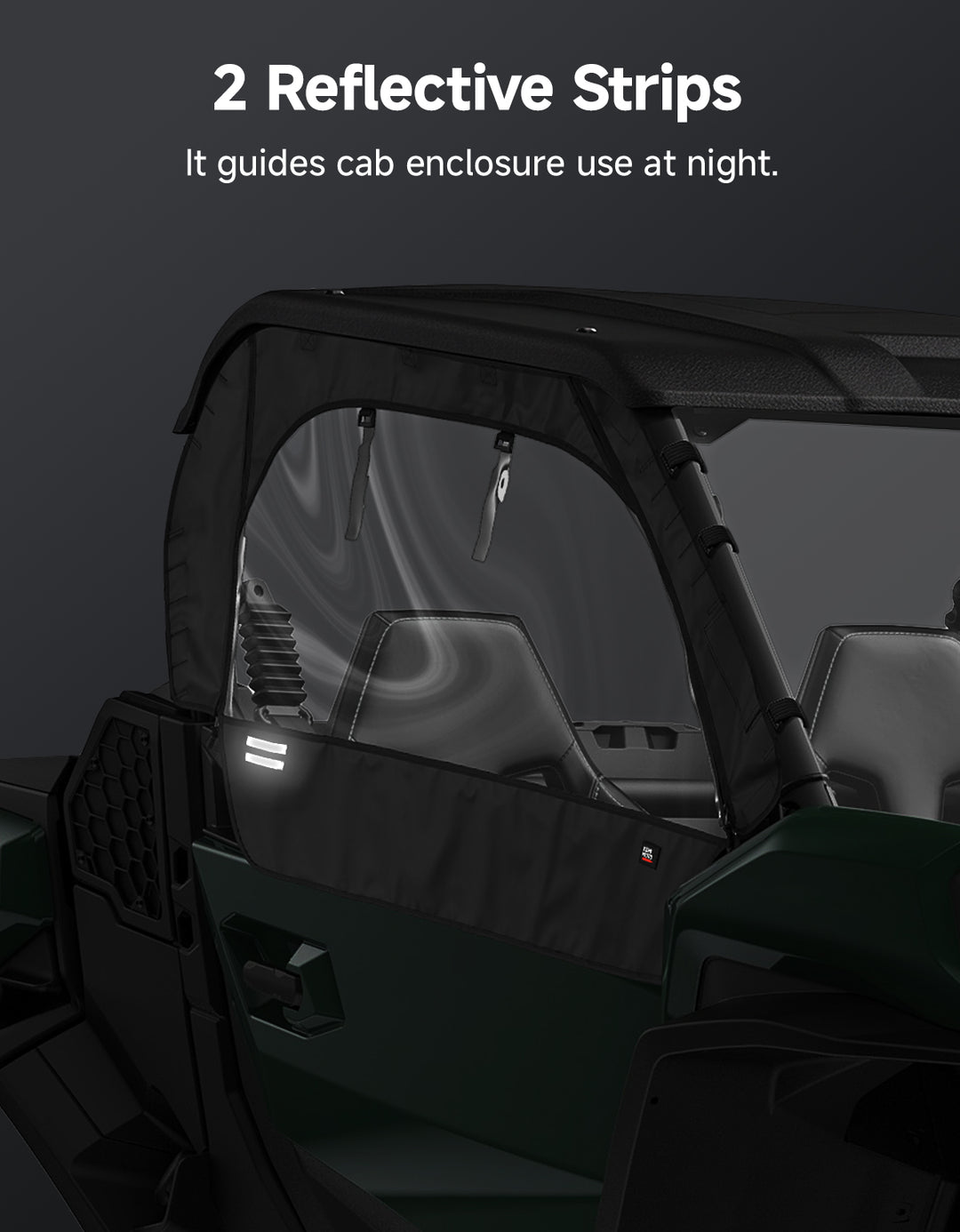 Soft Cab Enclosure Doors For Can-Am Commander(2021–2026)