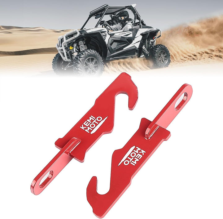 1 Pair Door Latches Latch for Polaris RZR XP 4 1000/900/800 S - Kemimoto