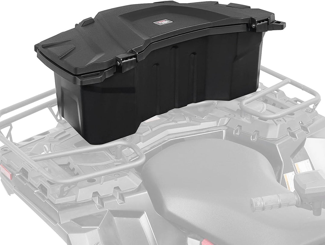 100L ATV Rear Storage Box for Polaris Yamaha Grizzly Can-Am -Kemimoto