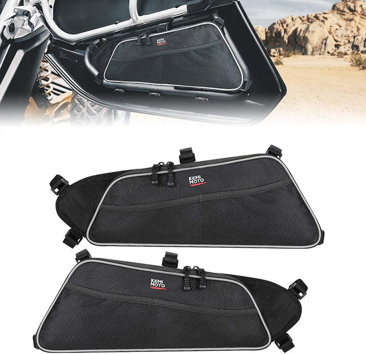 Lower Door Storage Bags Fit Can Am Maverick X3/MAX - Kemimoto