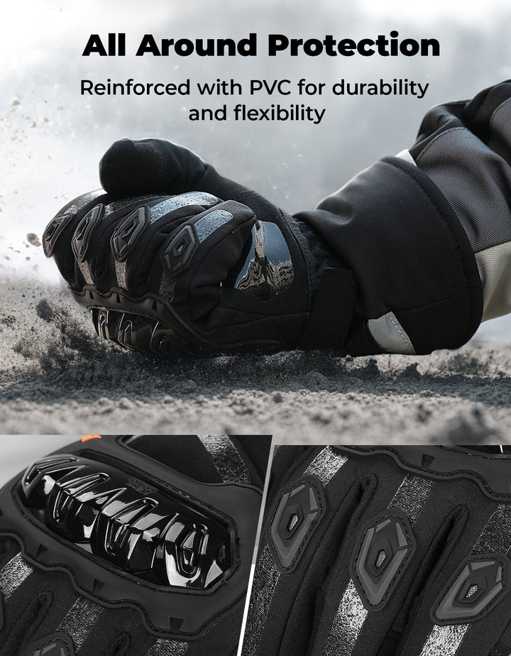 Motorcycle Winter Warm Gloves - Kemimoto