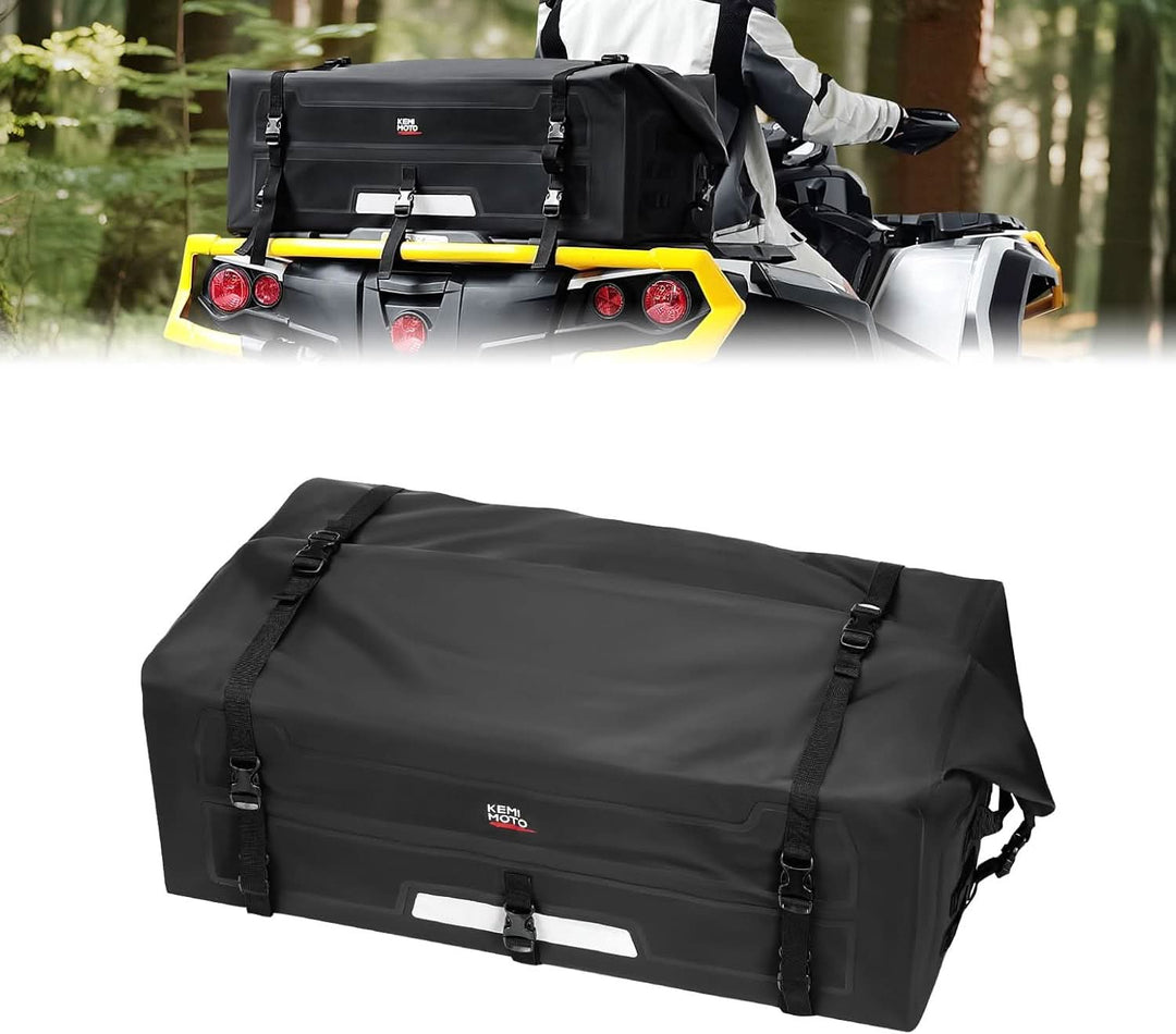 ATV Dry Bag, PVC Universal Storage Bag, 70L Waterproof - Kemimoto