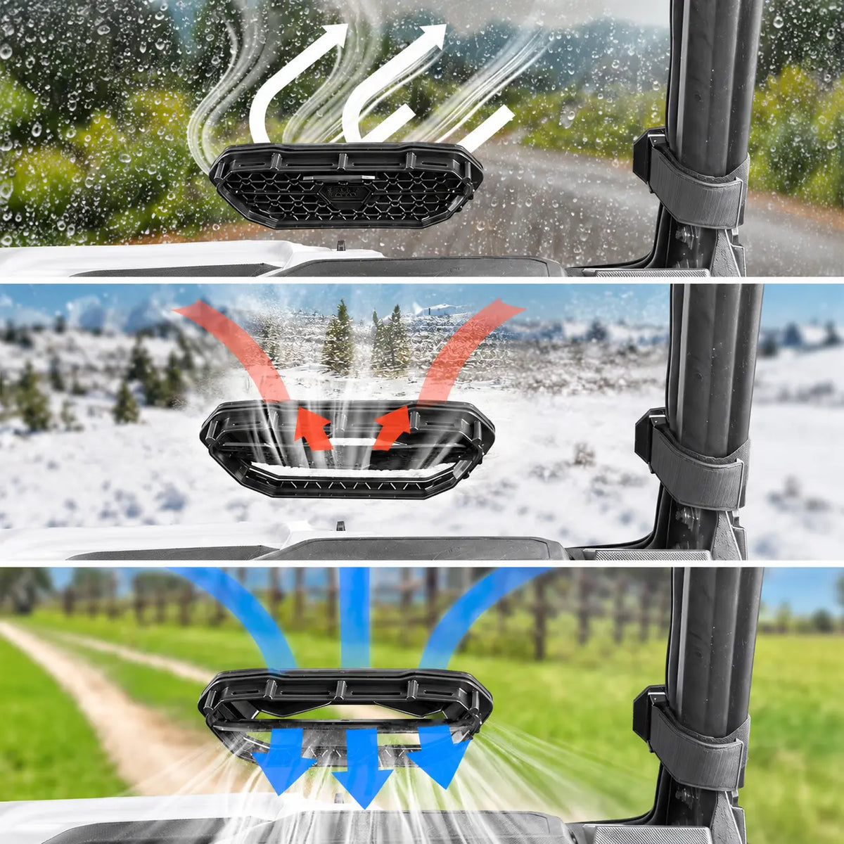 One Windshield, More Airflow Control