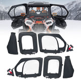Cab Enclosure Upper Doors With Steel Door Frame for Polaris RZR XP4 1000, 2019-2023
