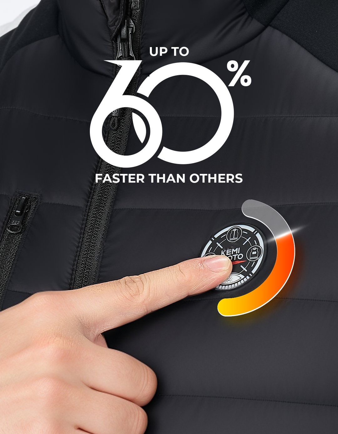 Heated Vest for Women and Men Thermal Reflective with Battery Pack