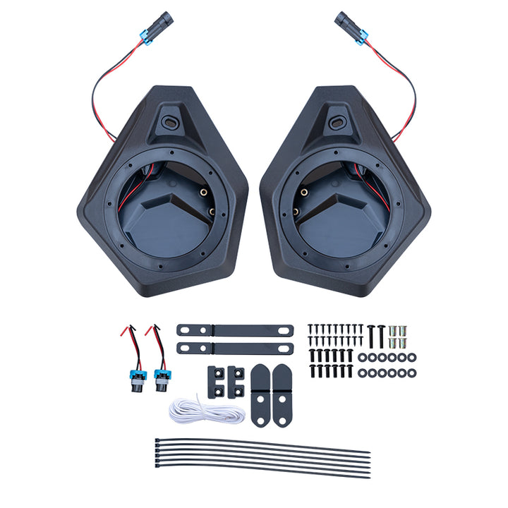 Front Roof Speakers Pods for Can-Am Commander/ Maverick Trail & Sport - Kemimoto
