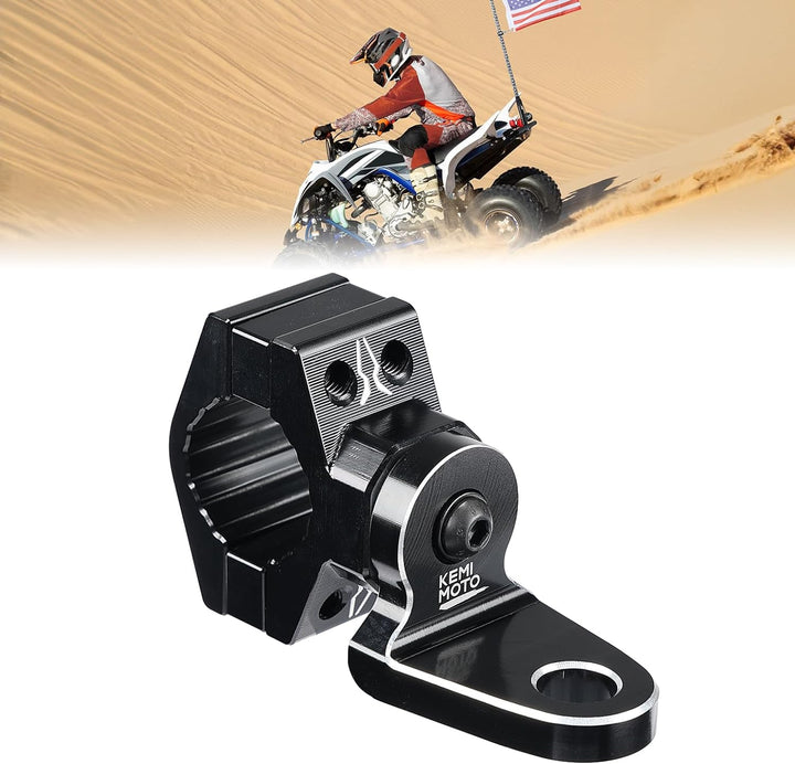 ATV Whip Light Flag Mount Bracket for 7/8"-9/8" Rack Bar