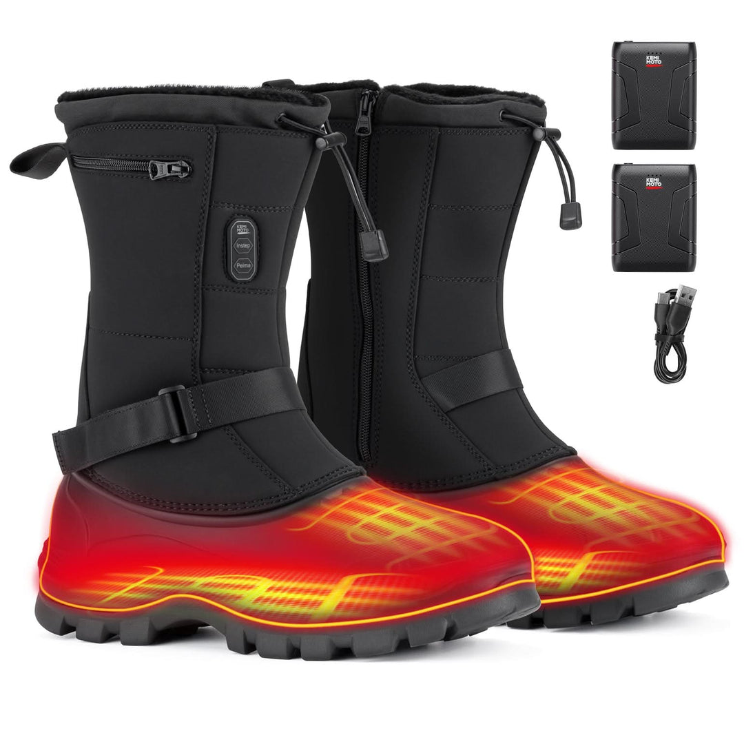 Men’s Heated Snow Boots – 10H Battery Life