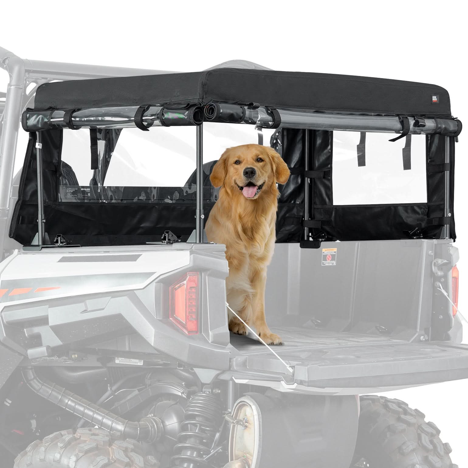 Soft Cargo Camper Bed Cover Rack for Polaris General 1000 / XP 1000 / 4 1000 (2016–2026) - Kemimoto