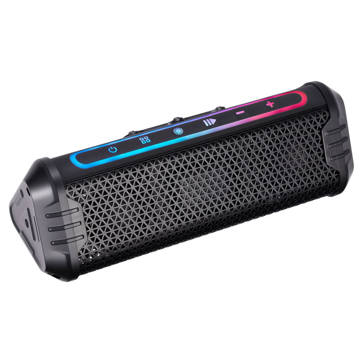 Motorcycle Bluetooth Speakers Waterproof ATV Sound Bar with AUX USB and RGB Lighting - Kemimoto