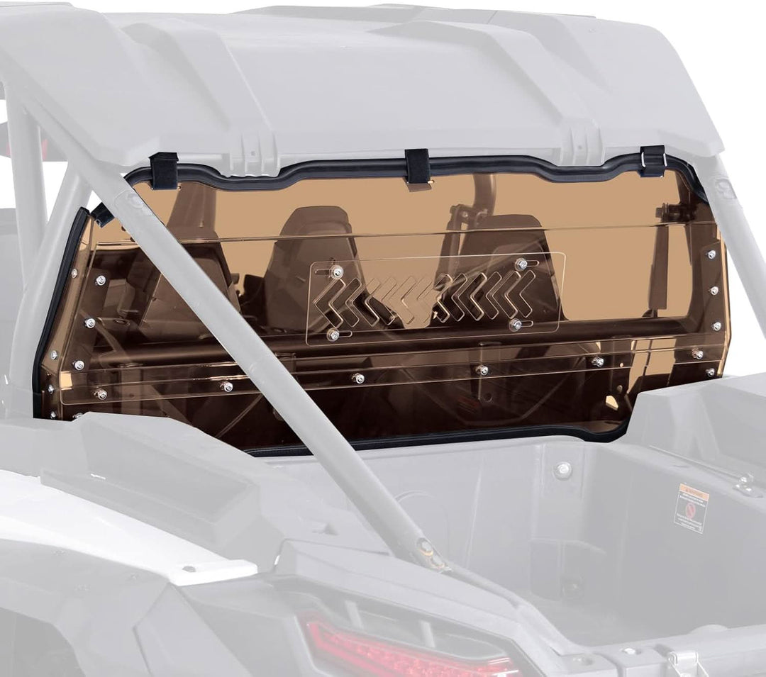 UTV Sliding Vented Tinted Rear Windshield for 2024+ Polaris RZR XP 1000 / RZR XP4 1000 - Kemimoto