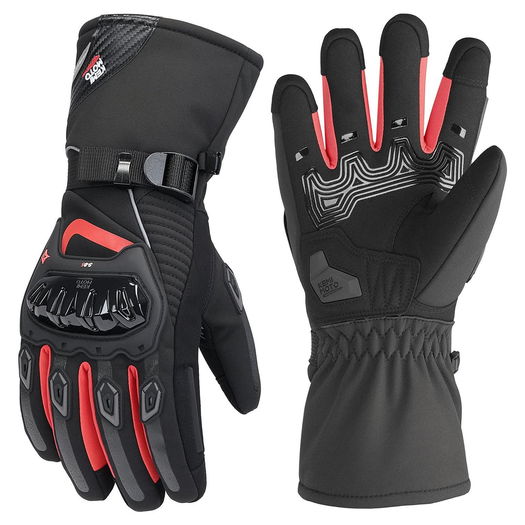 Rainproof Riding Warm Gloves with Touchscreen for Motorcycle Riding, ATV, UTV, Snowmobile
