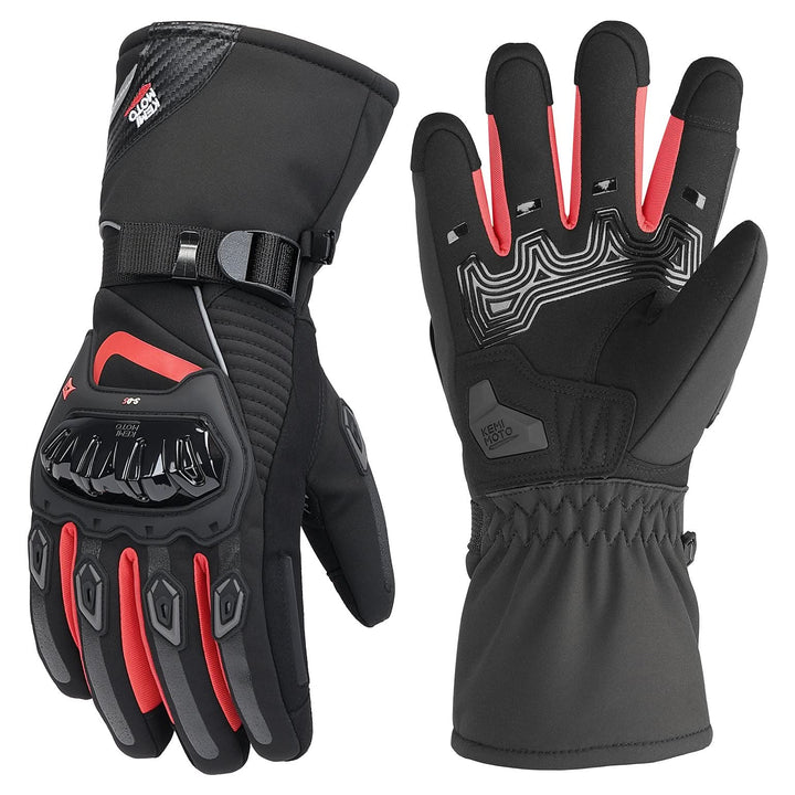 Rainproof Riding Warm Gloves with Touchscreen for Motorcycle Riding, ATV, UTV, Snowmobile