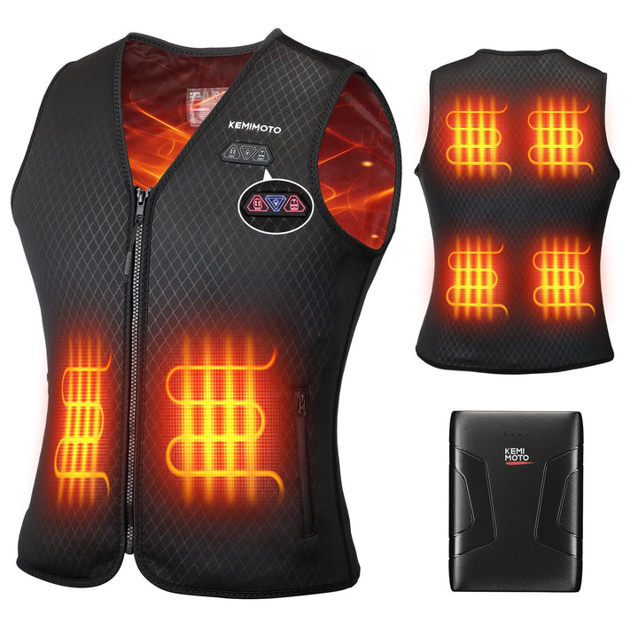 Women’s 6-Zone Heating Heated Vest with Battery Pack
