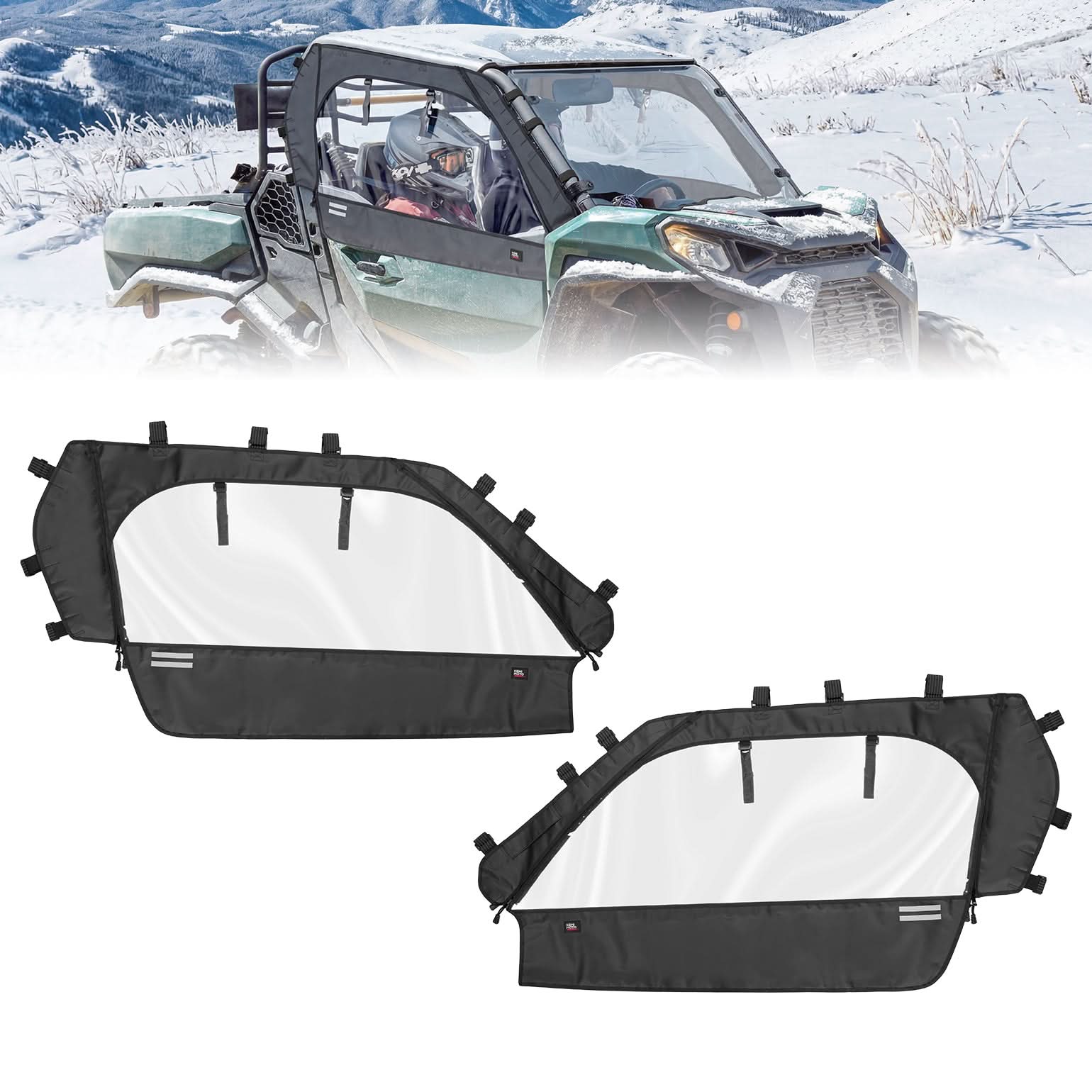 Soft Cab Enclosure Doors For Can-Am Commander(2021–2026)