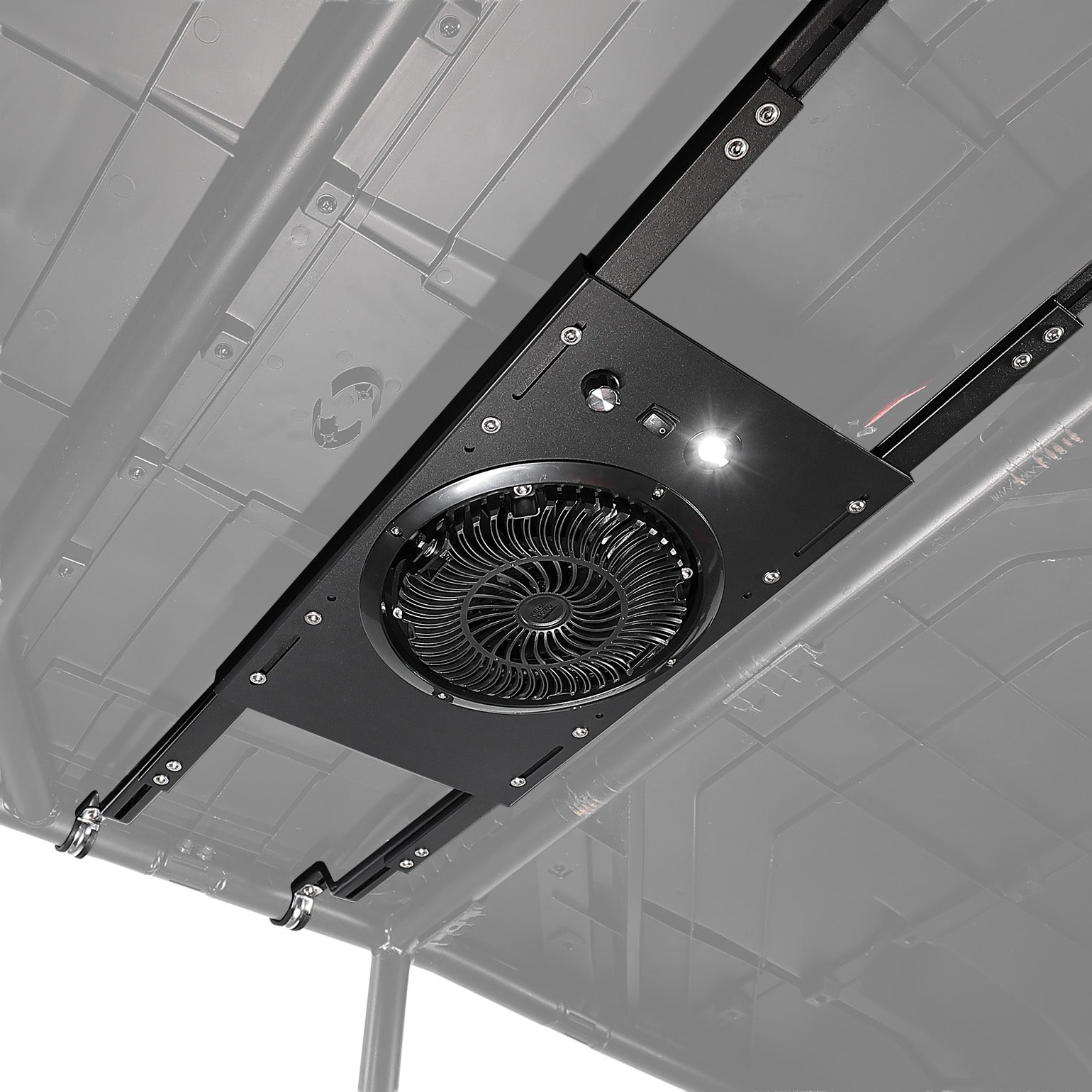 Single Overhead Fan for UTV with 37-53 inch Roof Width for Polaris Can-Am - Kemimoto