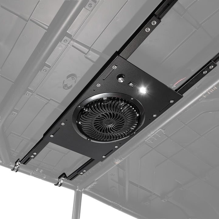 Single Overhead Fan for UTV with 37-53 inch Roof Width for Polaris Can-Am - Kemimoto